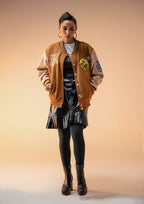 Evo Unisex Art Revolt Varsity Jacket