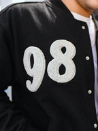 REPRESENT Evo Legacy : Unisex Black Varsity Jacket