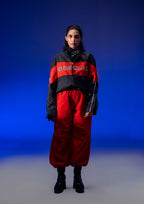 Evo Unisex Black & Red Racer Jacket