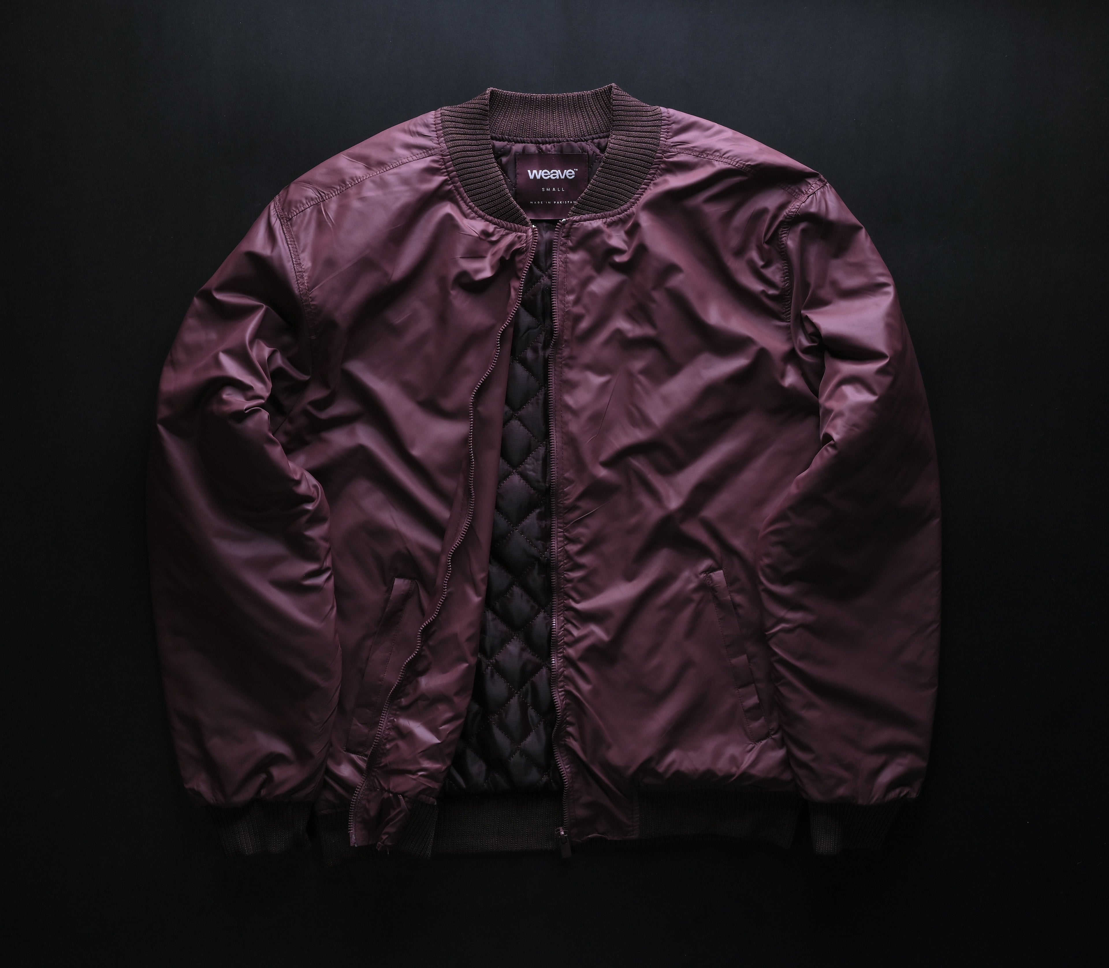 Maroon Skydiver Bomber Jacket