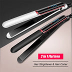 Ceramic Ionic Flat Hair Straightener White